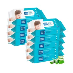 MeeMee Set of 9 Alove Vera Extracts Wet Wipes - 72 Wipes Per Pack-10
