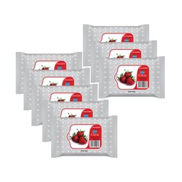 Ginni Set of 8 Strawberry Cleansing & Makeup Remover Wet Wipes - 30 Wipes Per Pack-24