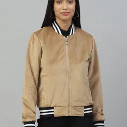 Pierre Carlo Women Bomber Jacket-image-75