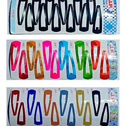 CHANDERKASH Women Pack Of 12 Tic Tac Hair Clip-41