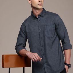 French Connection Men Premium Slim Fit Pure Cotton Casual Shirt-image-49