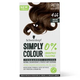 Schwarzkopf Simply Colour Permanent Hair Colour 142.5ml - Chestnut Brown 4.65-12