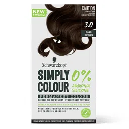 Schwarzkopf Simply Colour Permanent Hair Colour 142.5ml - Roasted Cocoa 3.00-11