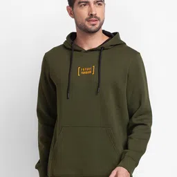 SPYKAR Typography Printed Hooded Pullover Sweatshirt-image-32