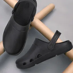 Aqualite Men Round Toe Slip On Clogs-picture-4