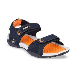 Campus Men Navy Blue & Orange Sports Sandals-image-99