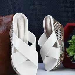 pelle albero Printed Open Toe Wedge Heels-42