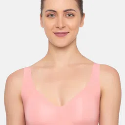Sloggi Women Pink Zero Feel Bralette EX Ultra Light Padded Bra-picture-43