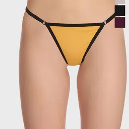 SELFCARE  Pack Of 4 Low Rise Bikini Briefs SN2508-image-90