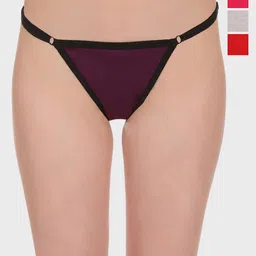SELFCARE  Pack Of 4 Low Rise Bikini Briefs-image-95
