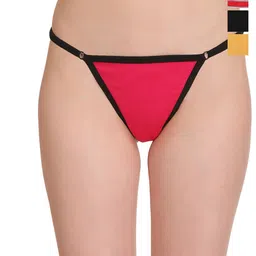 SELFCARE Pack Of 4 Low-Rise Bikini Briefs-image-92
