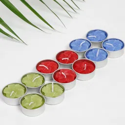 Fabindia Ijara Set Of 12 Flower T-Lite Candles-image-96