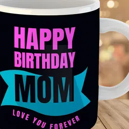 Keviv Black & Purple Text or Slogans Printed Ceramic Glossy Mugs 325ml-image-85