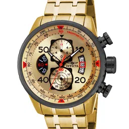 Invicta Aviator Men Stainless Steel Bracelet Style Chronograph Motion Powered Watch 17205-image-3