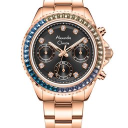 Alexandre Christie Women Dial & Stainless Steel Bracelet Straps Analogue Watch 2B13BFBRGDG-image-53