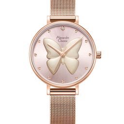 Alexandre Christie Women Stainless Steel Bracelet Style Straps Analogue Watch-image-73
