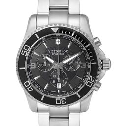 Victorinox Maverick Men Embellished Dial & Stainless Steel Bracelet Analogue Watch 241695-15