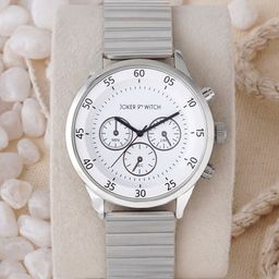 JOKER & WITCH Men Dial & Stainless Steel Bracelet Style Straps Analogue Watch AMWW707-image-17