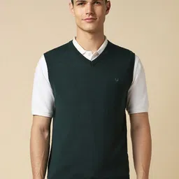 Allen Solly V-Neck Sweater Vest-picture-44