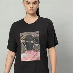 MKH Graphic Printed Drop-Shoulder Sleeves Dri-FIT Relaxed Fit T-shirt-picture-36