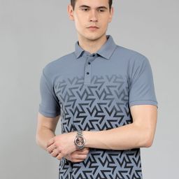 WE PERFECT Men Printed Polo Cotton Regular Fit T-Shirt-image-76