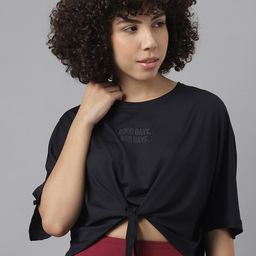 MKH Relaxed Fit Waist Tie-up Detailed Dri-Fit Technology Training T-shirt-image-87