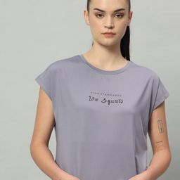 MKH Typography Round Neck Extended Sleeves Relaxed Fit T-shirt-picture-35