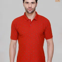 FLOSBERRY Men 2 Printed Polo Collar Pockets T-shirt-picture-31