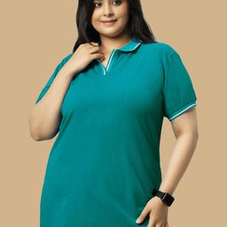 Wear Your Opinion Women Polo Collar Pockets T-shirt-picture-20