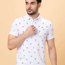 Being Human Conversational Printed Polo Collar Short Sleeves T-shirt-picture-17