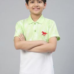 Lil Tomatoes Boys Colourblocked Polo Collar T-shirt-image-28