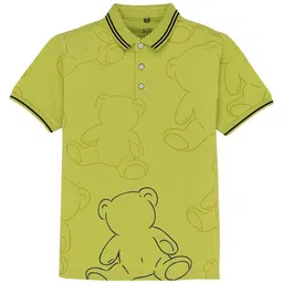 Status Quo Boys Graphic Printed Polo Collar Cotton T-shirt-image-44