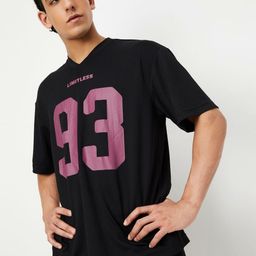 max Men Varsity Printed V-Neck T-shirt-picture-17