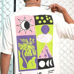 HIGHLANDER Graphic Printed Round Neck Cotton Oversized T-shirt-image-16