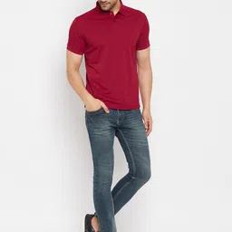 98 Degree North Polo Collar Short Sleeves Regular T-shirt-image-95
