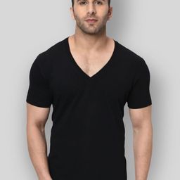 WILD WEST V-Neck Pure Cotton T-shirt-image-71