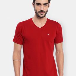 berry blues Men Solid Cotton T-shirt-image-99
