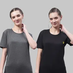 VIMAL JONNEY Pack of 2 Round Neck Cotton T-shirt-image-99