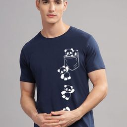 ADRO Men Printed Pockets T-shirt-image-6