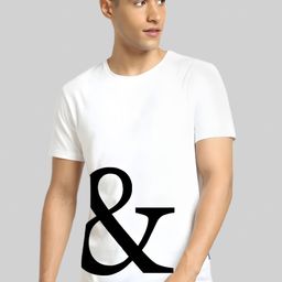 Elibolz Typography Printed Cotton T-shirt-image-57