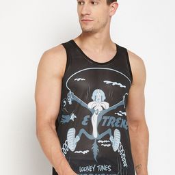 Wear Your Mind Looney Tunes Printed Knitted T-Shirt-image-10