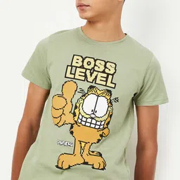 max Boys Graphic Printed Short Sleeves Cotton Casual T-shirt-image-96