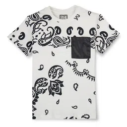 Gini and Jony Boys Printed Round Neck Short Sleeves Regular Fit T-shirt-picture-16