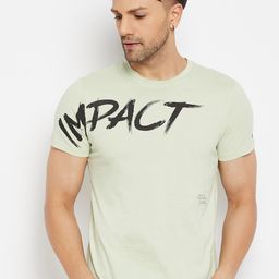 CAMLA Typography Printed Cotton T-shirt-image-48
