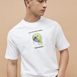 SmileyWorld Men Typography Printed Pockets T-shirt-image-90