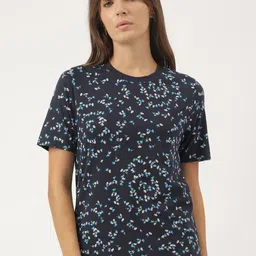 Marks & Spencer Women Floral Printed Pockets T-shirt-picture-37