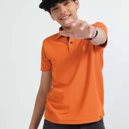STELLERS Boys Regular Fit Short Sleeves Polo Collar T-shirt-image-53