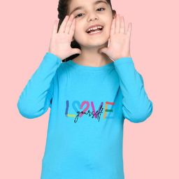 NUSYL Girls Typography Printed T-Shirt-picture-16