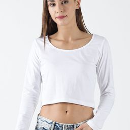 Trends Tower Women White Cotton T-shirt-image-97