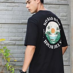 Thomas Scott Typography Printed Cotton T-Shirt-image-47